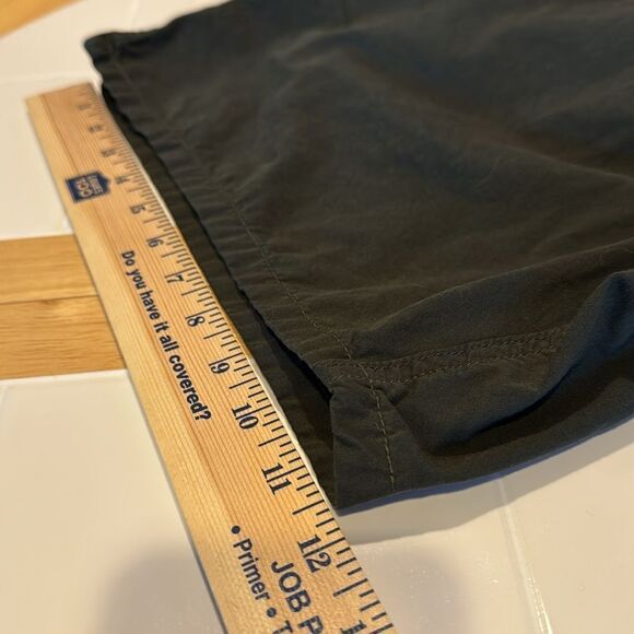 Zanerobe Men's Army Green Drawstring Shorts Elastic Waist Inseam 5” Size 36 - Picture 8 of 9